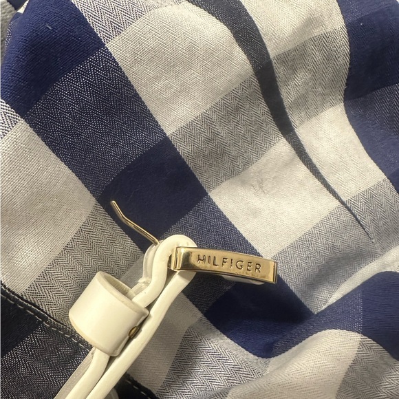 Tommy Hilfiger Blue White Gingham Dress - Picture 7 of 13